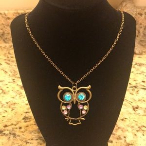 NWOT Vintage Owl Necklace